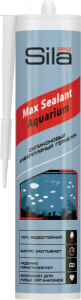 Герметик силиконовый аквариумный, бесцветный, Sila PRO Max Sealant Aquarium, 290 мл